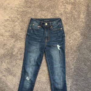Dark wash jeggings